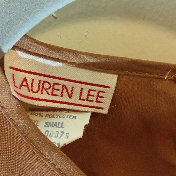 Lauren Lee brown blouse size small - Picture 4 of 6